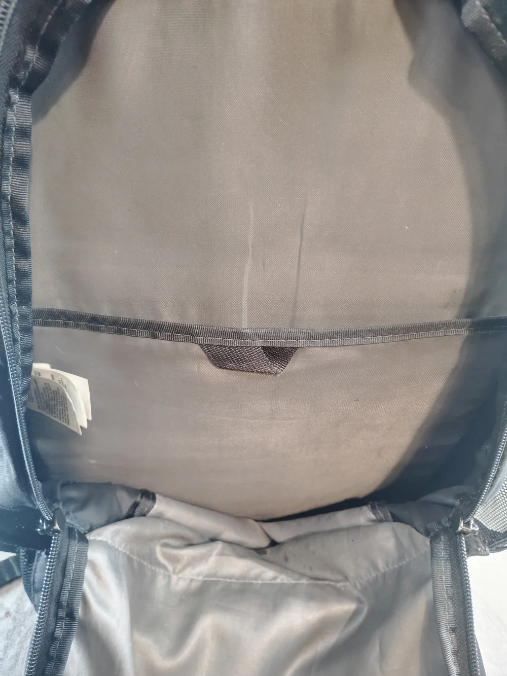 The North Face Black Vault Backpack with White Logo
